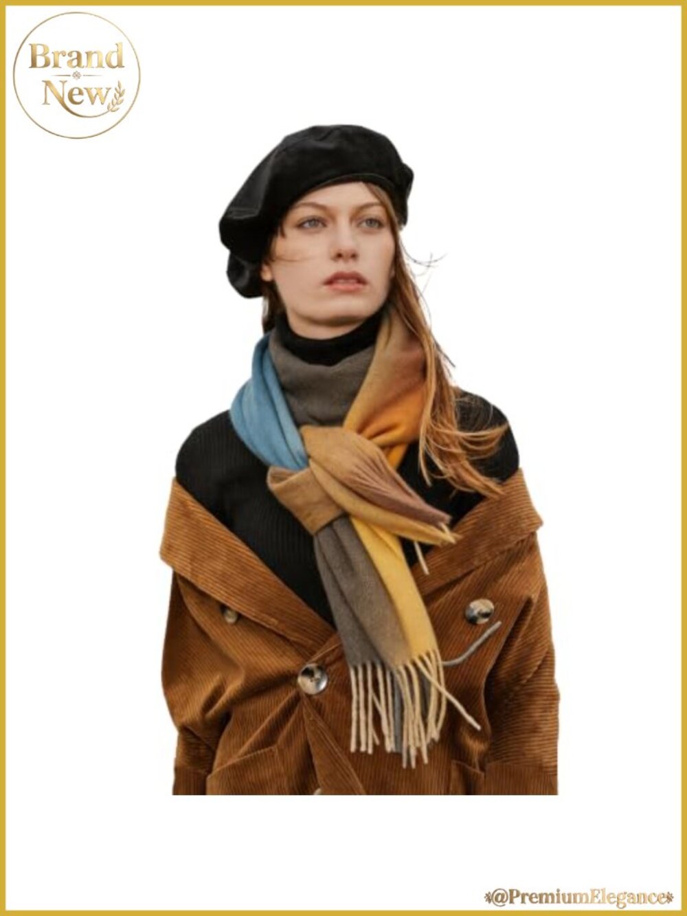 100% Merino Wool Scarf Unisex Wrap Pashmina Shawl